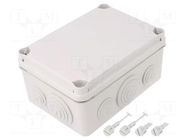 Enclosure: junction box; X: 119mm; Y: 164mm; Z: 79mm PCE