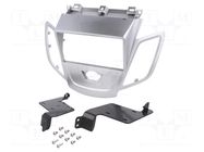 Radio frame; Ford; 2 DIN; silver ACV