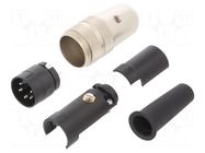 Connector: M16; plug; male; PIN: 5; 6A; 150V; 680; soldering; straight BINDER