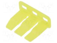 Secondary lock; yellow; Econoseal J-070 Mark II TE Connectivity