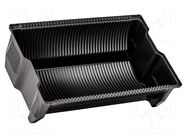 Container: SMD reel stand; ESD; black; 560x365x174mm EUROSTAT GROUP