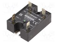 Relay: solid state; Ucntrl: 4÷30VDC; 25A; 24÷280VAC; -40÷80°C; IP20 CROUZET