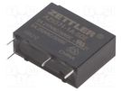 Relay: electromagnetic; SPST-NO; Ucoil: 5VDC; 5A; 5A/277VAC; PCB ZETTLER