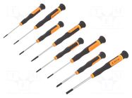 Kit: screwdrivers; precision; Phillips,slot; PH00; 8pcs. BETA