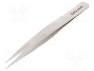 Tweezers; 120mm; universal; Blade tip shape: sharp 