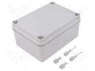Enclosure: multipurpose; X: 119mm; Y: 164mm; Z: 79mm; light grey PCE