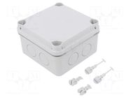Enclosure: junction box; X: 111mm; Y: 111mm; Z: 68mm PCE