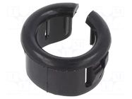 Grommet; Ømount.hole: 15.9mm; Øhole: 11.51mm; black; UL94V-2 KEYSTONE