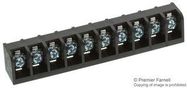 TERMINAL BLOCK, BARRIER, 10 POSITION, 22-12AWG