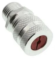 CORD GRIP CONNECTOR, ALUMINIUM, 0.5 IN/12.7MM, ID 0.25IN/6.35MM