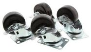 CASTER SET, 1050 KG, 3"