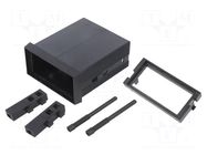 Enclosure: panel; X: 72mm; Y: 36mm; Z: 75mm; ABS,polycarbonate,PPO ITALTRONIC