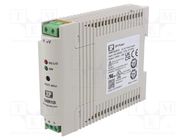 Power supply: switched-mode; for DIN rail; 18W; 15VDC; 1.2A; 77% XP POWER