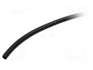 Protective tube; Size: 12; polyetylene LD; black; L: 100m; Øint: 9mm PAWBOL