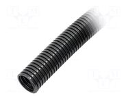 Protective tube; Size: 16; polyamide 6; black; HelaGuard; IP66 HELLERMANNTYTON