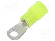 Tip: ring; M4; Ø: 4.3mm; 4÷6mm2; crimped; for cable; insulated; 105°C BM GROUP