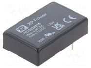 Converter: DC/DC; 20W; Uin: 9÷36VDC; Uout: 15VDC; Iout: 1.33A; THT XP POWER