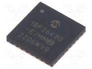 IC: PIC microcontroller; 64MHz; 1.8÷5VDC; SMD; QFN-S28; PIC18; tube MICROCHIP TECHNOLOGY