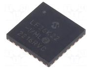 IC: PIC microcontroller; 64MHz; 1.8÷3.6VDC; SMD; QFN28; PIC18; tube MICROCHIP TECHNOLOGY