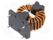 Inductor: wire with current compensation; THT; 1mH; 6.03mΩ; SCF KEMET