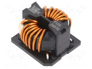 Inductor: wire with current compensation; THT; 600uH; 4.19mΩ; SCF KEMET