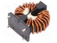 Inductor: wire with current compensation; THT; 1.3mH; 2.73mΩ; SCF KEMET