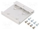 Holder; for DIN rail mounting; Holder mat: aluminum DIGILENT