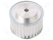 Belt pulley; T10; W: 50mm; whell width: 66mm; Ø: 93.65mm; aluminium OPTIBELT