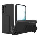 Wozinsky Kickstand Case silicone stand cover for Samsung Galaxy S22 + black, Wozinsky