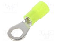 Tip: ring; M6; Ø: 6.2mm; 4÷6mm2; crimped; for cable; insulated; 105°C BM GROUP