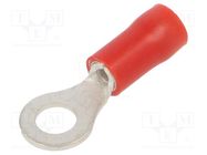 Tip: ring; M4; Ø: 4.3mm; 0.25÷1.5mm2; crimped; for cable; insulated BM GROUP