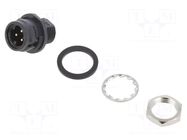 Connector: circular; push-pull; socket; PIN: 3; 2A; HR30; soldering HIROSE