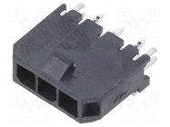 Connector: wire-board; socket; male; Micro-Fit 3.0; 3mm; PIN: 3; 5A 