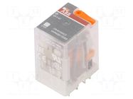 Relay: electromagnetic; DPDT; Ucoil: 120VAC; Icontacts max: 12A ABB