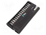 Kit: screwdriver bits; Holder: C6,3mm; Overall len: 25mm; 1/4" WERA