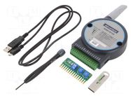 Industrial module: digital input; -25÷70°C; IN: 0÷10V; Digit.in: 2 ADVANTECH