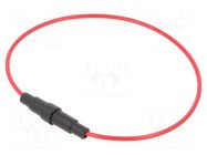 Fuse holder; 5x20mm; Imax: 5A; Urated: 350V; Leads: cables; -40÷80°C LITTELFUSE