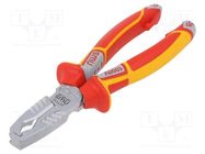 Stripping tool; 0.5÷10mm2; Wire: round; 180mm NWS