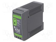 Power supply: switching; for DIN rail; 40W; 24VDC; 1.7A; 90÷264VAC BREVE TUFVASSONS