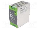 Power supply: switched-mode; for DIN rail; 240W; 24VDC; 10A; IP20 BREVE TUFVASSONS