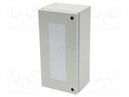 Enclosure: wall mounting; X: 400mm; Y: 200mm; Z: 155mm; KX; IP65 RITTAL