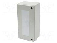 Enclosure: wall mounting; X: 400mm; Y: 200mm; Z: 155mm; KX; steel RITTAL
