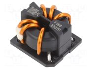 Inductor: wire with current compensation; THT; 110uH; 0.767mΩ KEMET