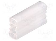 Markers; 2.4÷4mm; polyetylene; transparent; -40÷80°C; leaded WEIDMÜLLER