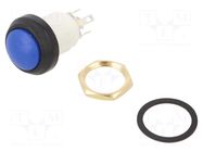 Switch: push-button; Pos: 2; SPDT; 5A/250VAC; 5A/28VDC; ON-ON ITW LUMEX SWITCH