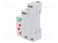 Module: voltage monitoring relay; for DIN rail mounting; DPDT F&F