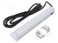 LED lamp; white cold; 24VDC; 500lm; 5700K; IP20; 3m; -25÷60°C PATLITE