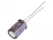 Capacitor: electrolytic; THT; 3.3uF; 400VDC; Ø8x11.5mm; ±20%; ULD NICHICON