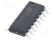 IC: driver; PFC controller; SO16; 1mA; Ch: 1; 11.3÷22V; Ioper: 8mA STMicroelectronics
