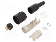 Connector: DIN; plug; male; PIN: 5; 5A; 300V; C091B; soldering; IP40 AMPHENOL